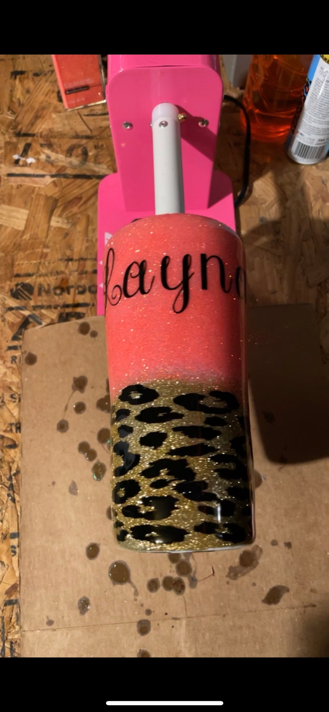 Custom Epoxy Tumbler 22 oz